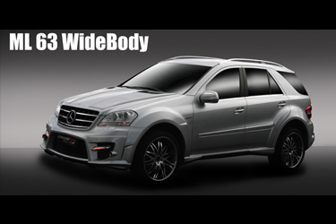 Mercedes ML63 AMG  wide body kit expression Motorsport